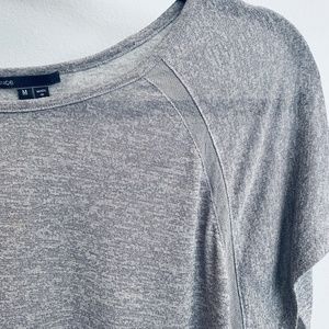 Vince Gray T Shirt w/ Mesh Detail - M